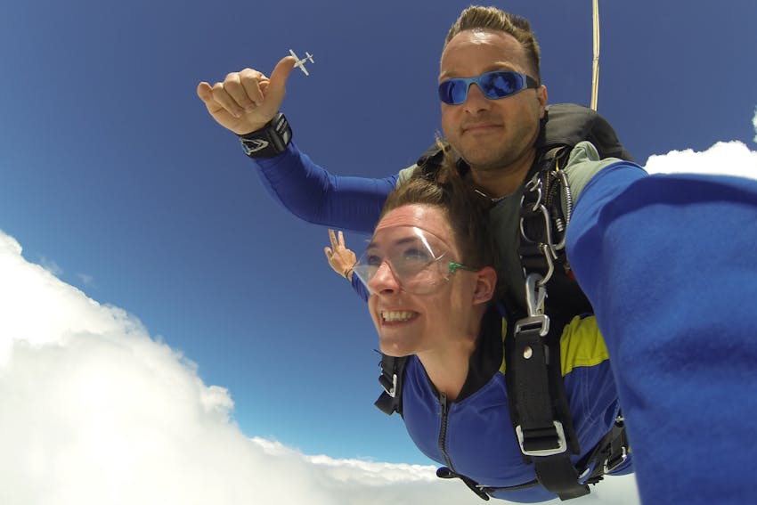 saut en parachute evjf ibiza