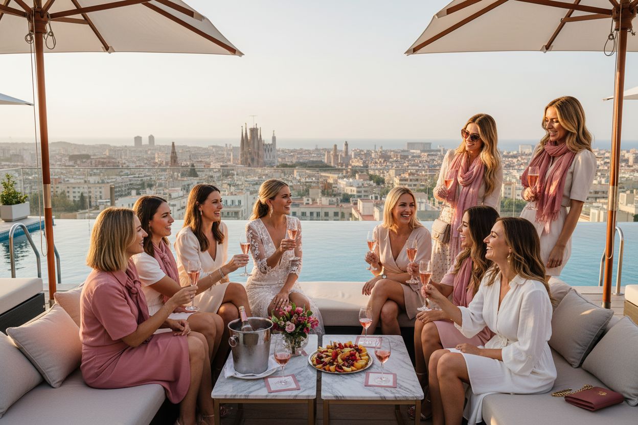 EVJF Barcelone : Guide essentiel des hôtels de luxe avec piscine