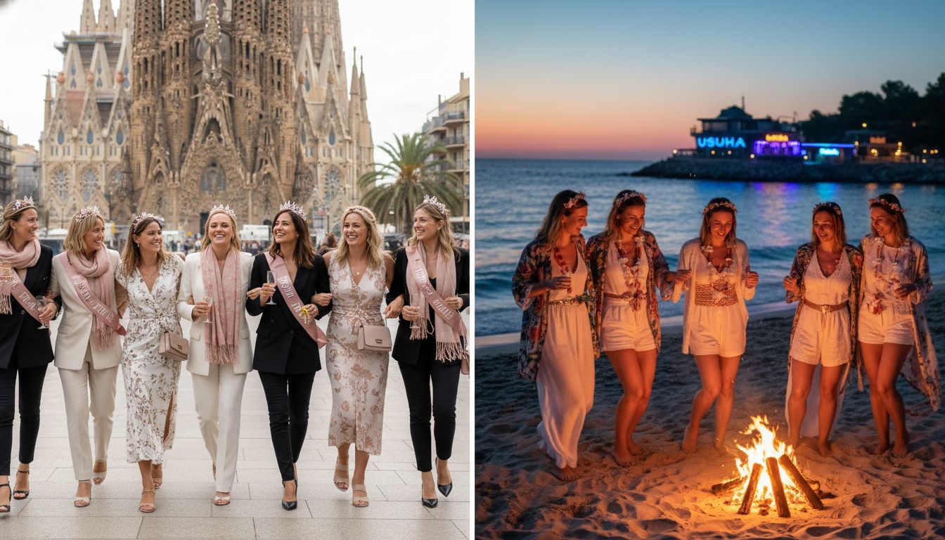 Barcelone ou Ibiza pour un EVJF ? Comparatif Complet 2026