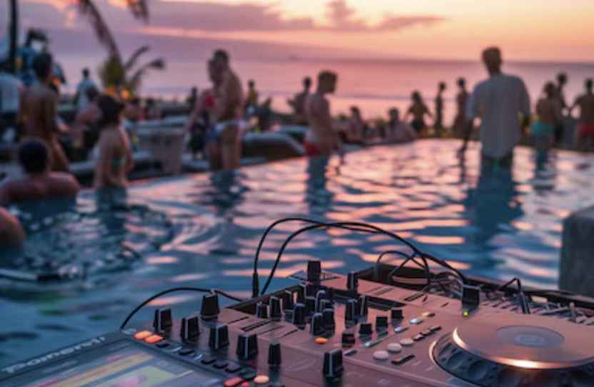 pool party piscine dj evjf barcelone